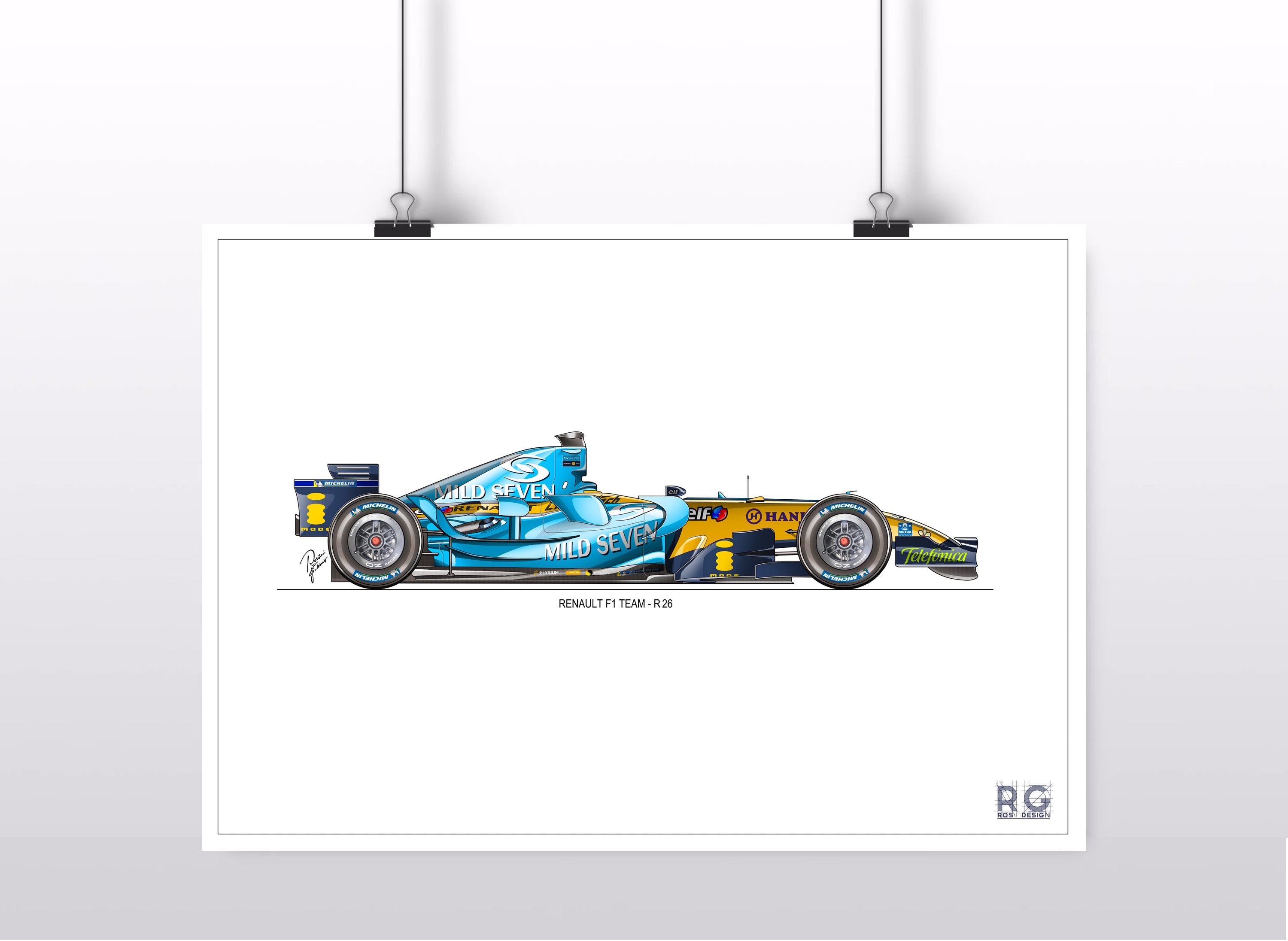N°4 Renault R25 Fernando Alonso 2005 N°4 Renault R25 Fernando Alonso 2005