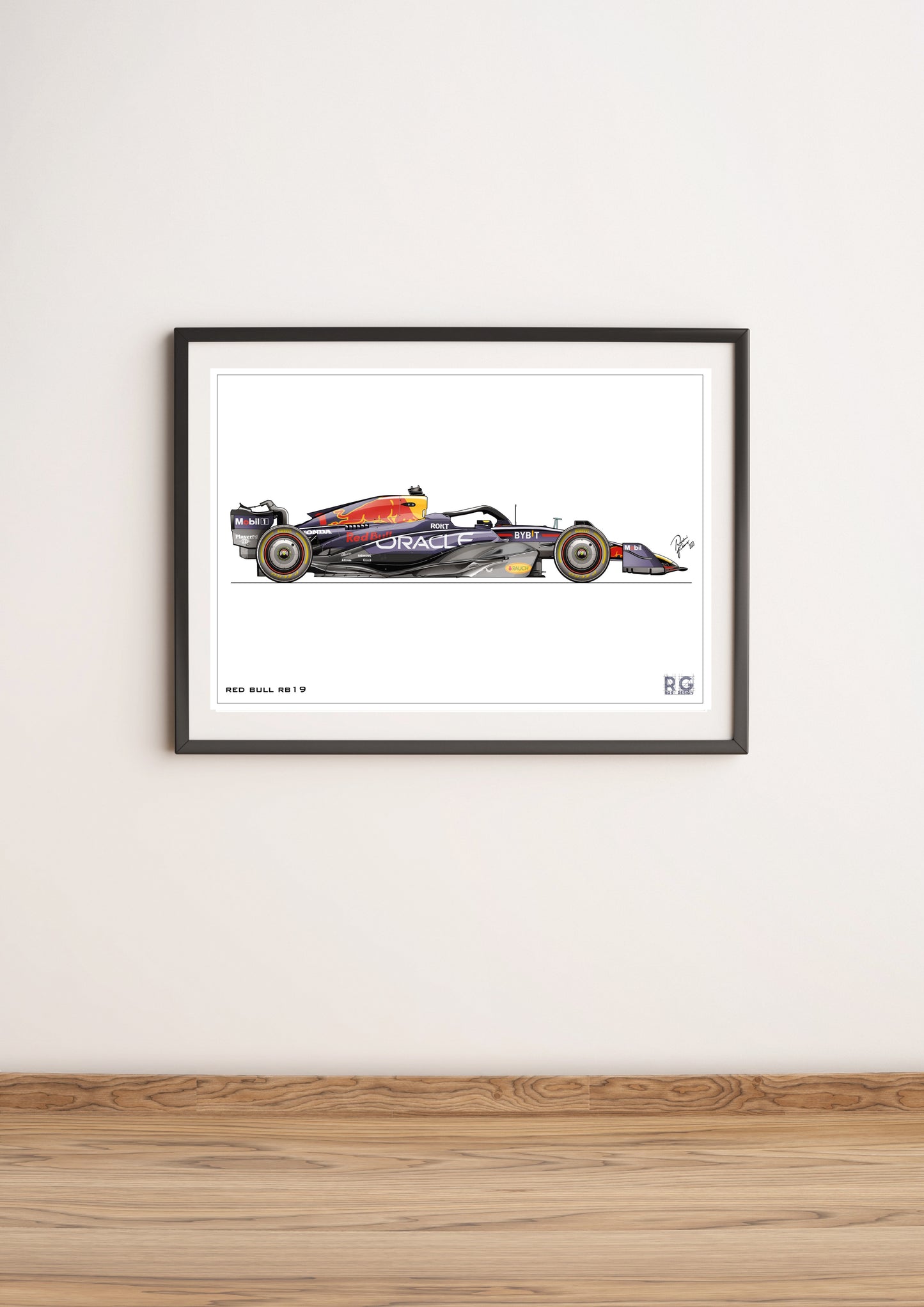 Red Bull RB19 F1 Poster A2 A3