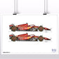 Ferrari SF-24 - #16 Lercler  #55 Sainz  - Poster - A2/A3