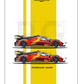 Ferrari 499P HYPER CAR  Poster A2/A3