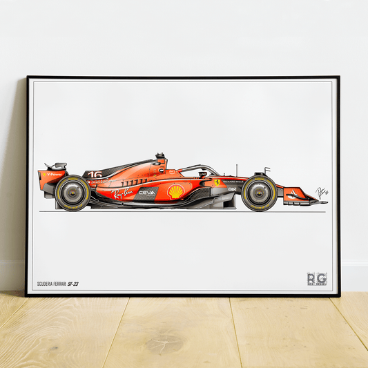 Ferrari SF-23 - Poster A2/A3