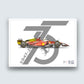 Ferrari F1-75 Monza 2022 Special Livery - Poster - A2/A3