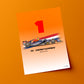 Max Verstappen Red Bull RB18 Poster - A2/A3