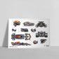 Red Bull Racing RB18 F1 Tech Art Print A2 A3